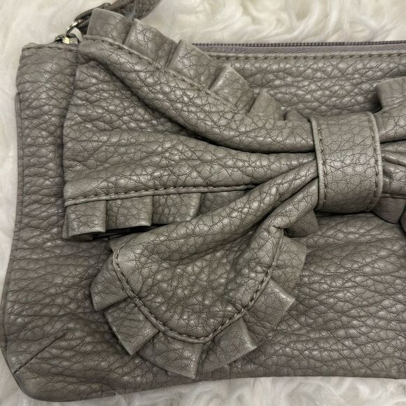 Vintage Red by Marc Ecko Gray Bow Clutch - Picture 2 of 10